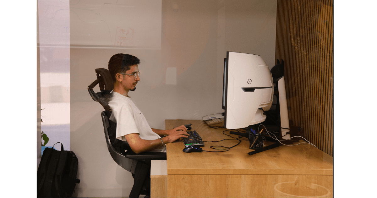 Workstation at the Brainlab hub