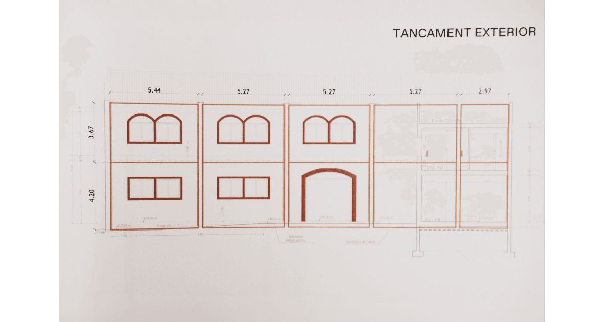 Exterior enclosure plan