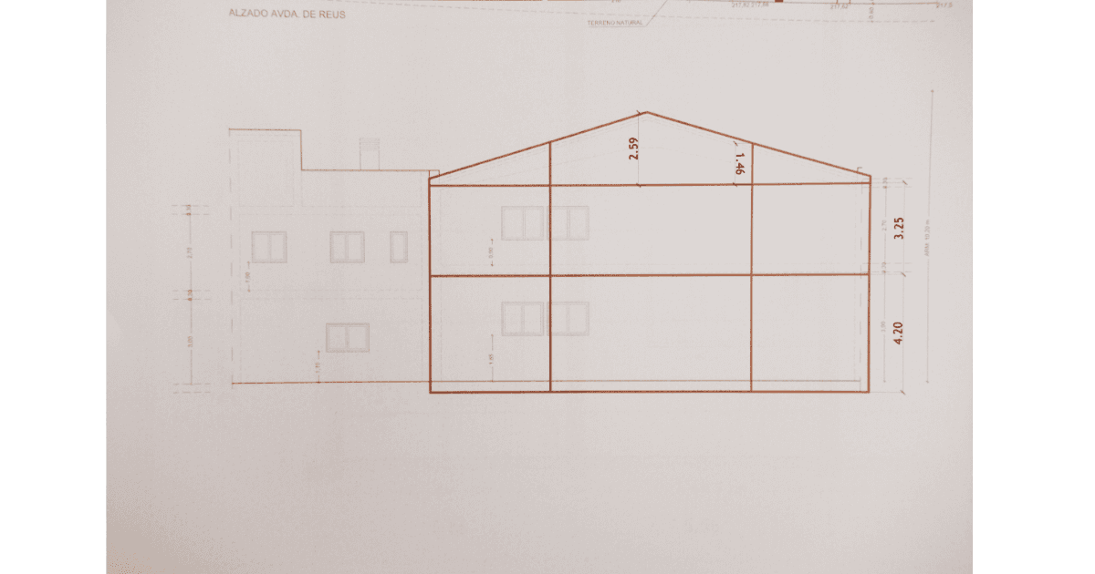 Section plan of the industrial production site